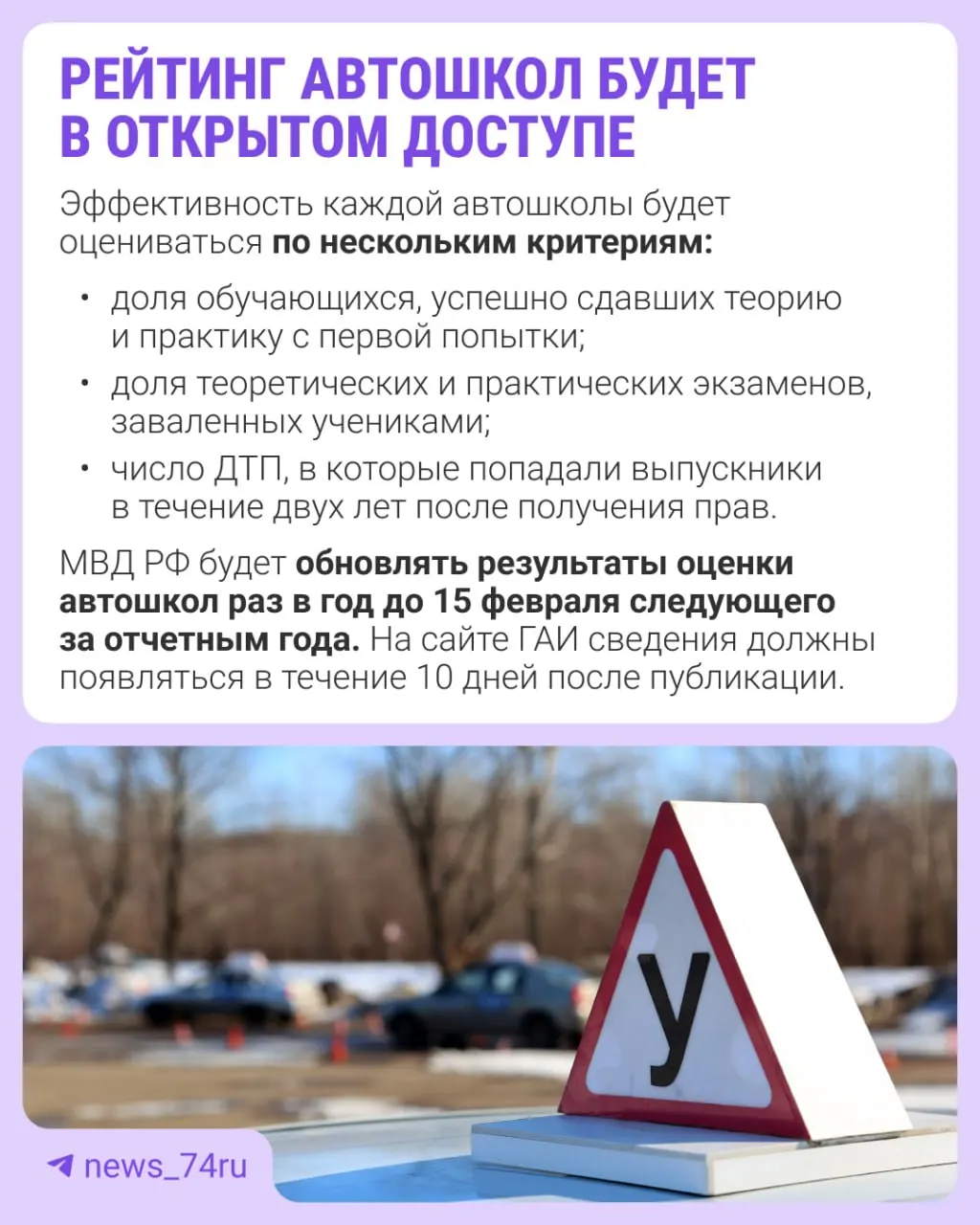 Первый официальный рейтинг подготовят по итогам 2027 года и опубликуют в 2028 году. Приказ вступает в силу 28 мая.