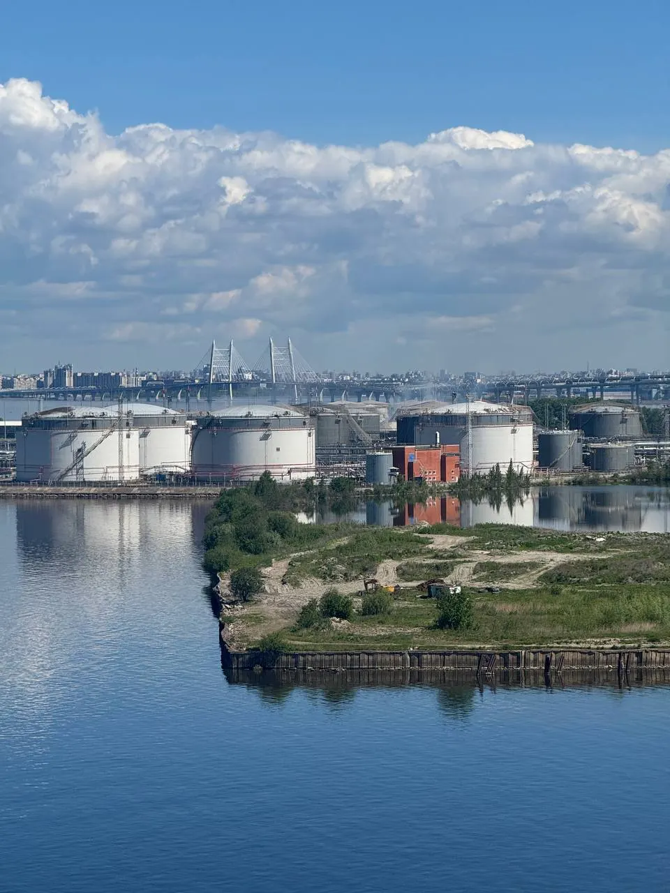 К 11:15 над пострадавшим терминалом в Санкт-Петербурге не осталось черного дыма и пламени — виден лишь небольшой белый дым. Около десяти минут назад пламя всё ещё было заметно, люди начали расходиться.