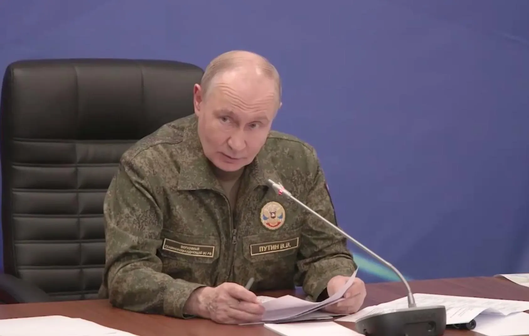 Президент сообщил, что российские войска взяли под контроль город Константиновка в Донецкой Народной Республике.