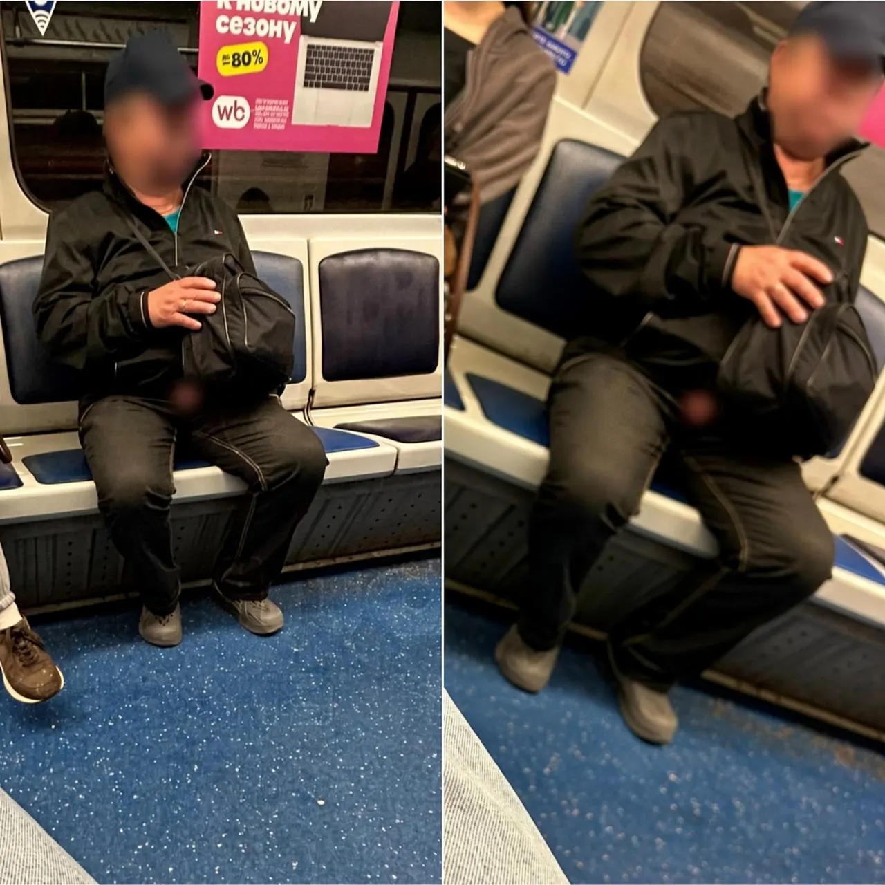 Пассажиров в петербургском метро тревожит мужчина, демонстрирующий неприличное поведение на станциях «Сенная», «Садовая» и «Звенигородская» и доезжающий до «Крестового острова».