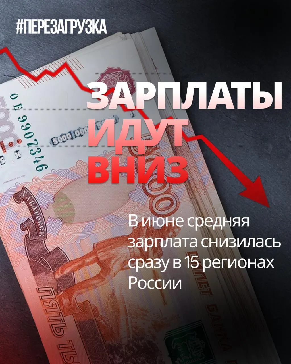 В июне номинальная зарплата снизилась в 15 регионах России; в отдельных регионах падение достигло 18%. Инфляция сокращает покупательную способность доходов.