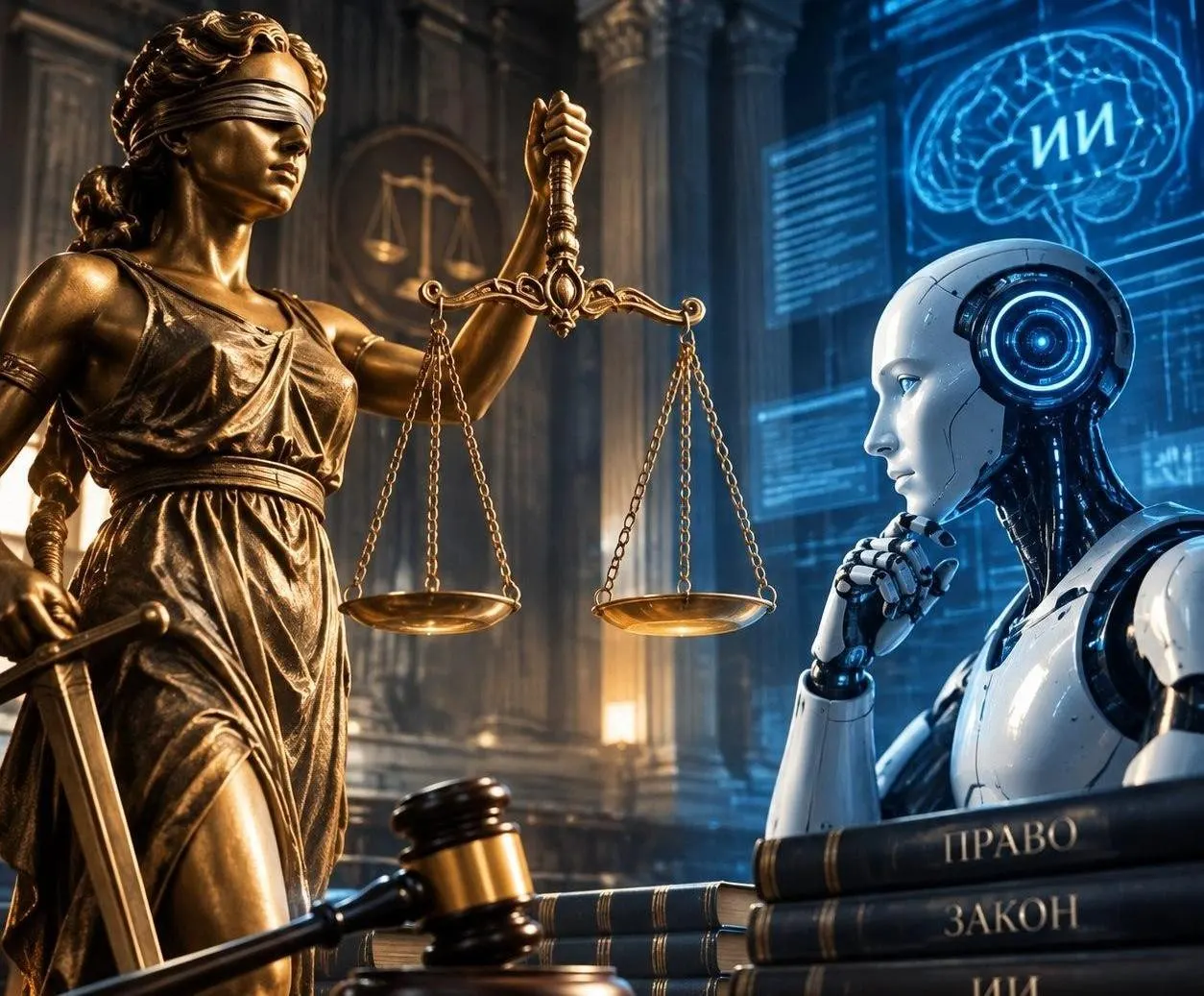 Через год в судах начнут применяться системы искусственного интеллекта, помогающие судьям принимать решения.