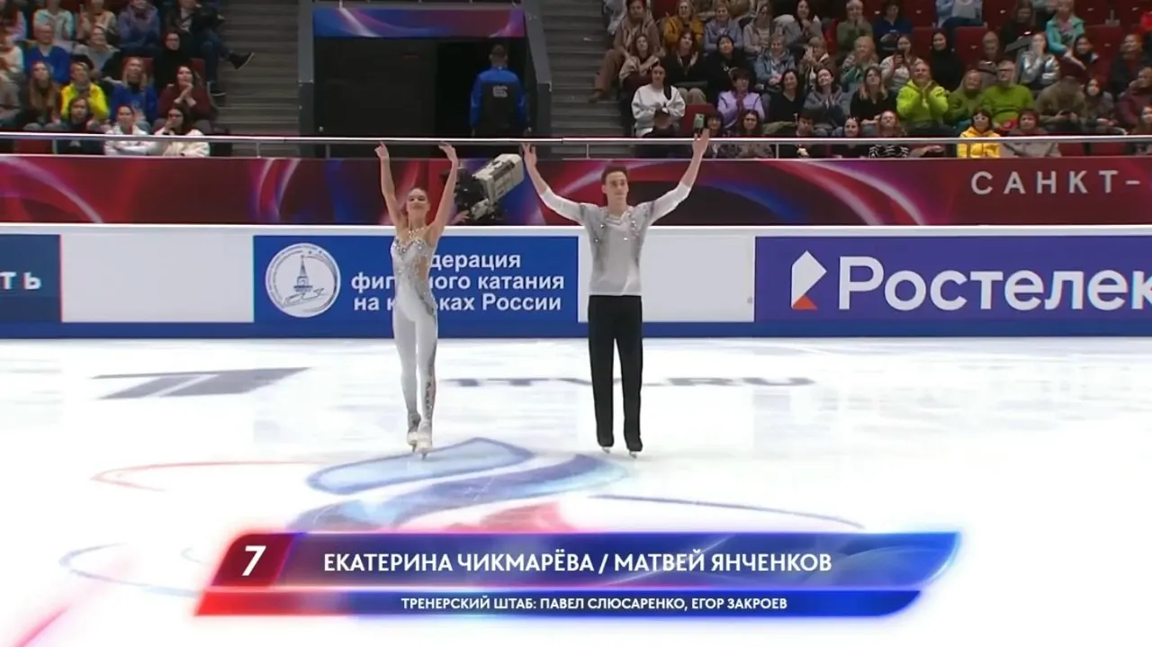 Пермские фигуристы Чикмарева и Янченков лидировали после короткой программы на этапе Гран-при в Санкт-Петербурге, набрав 79,43 балла за две попытки, опередив олимпийских чемпионов 2022 года Мишину и Галлямова; третье место заняли Гейниш и Рудь (67,35 балла).